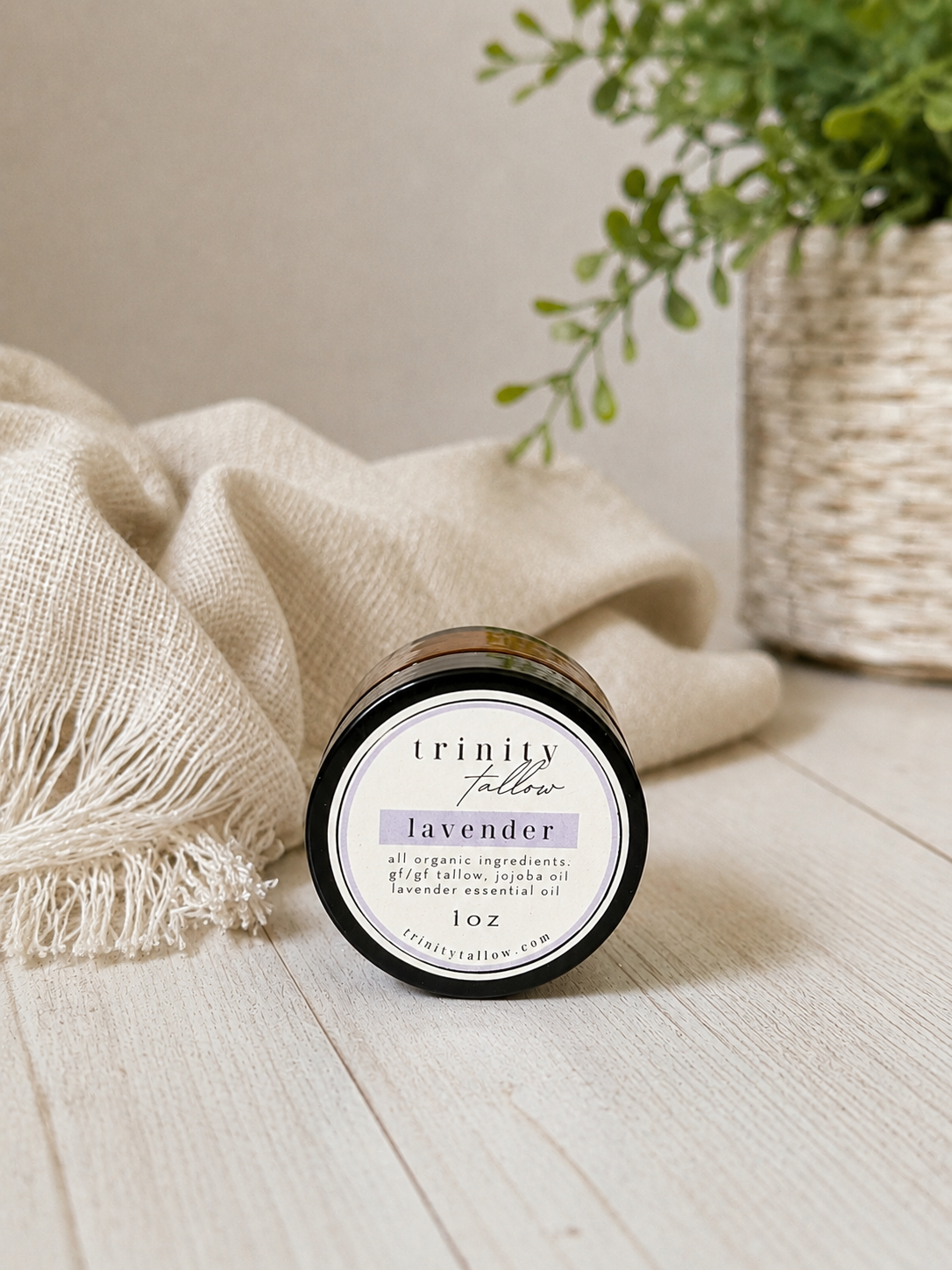 1 oz lavender whipped tallow body butter