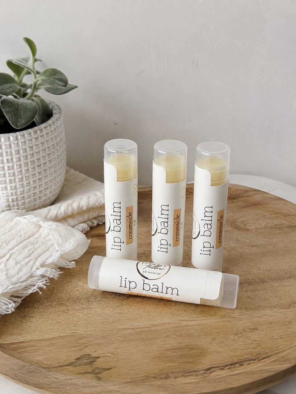 tallow lip balm - creamsicle