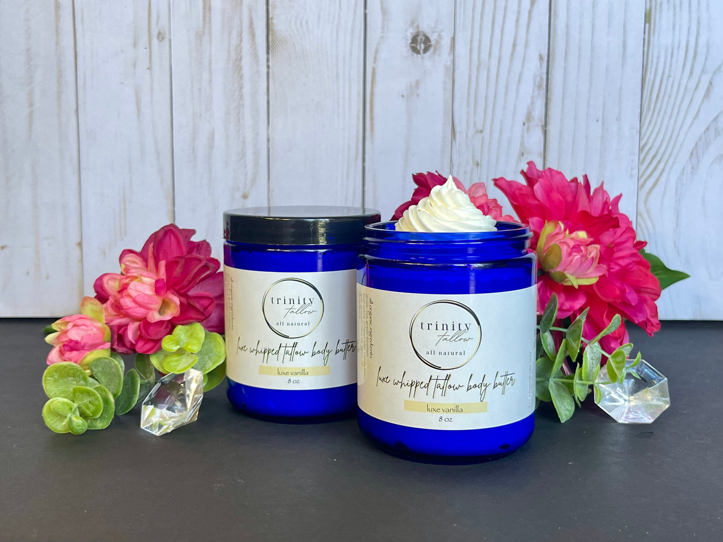8 oz luxe vanilla whipped tallow body butter