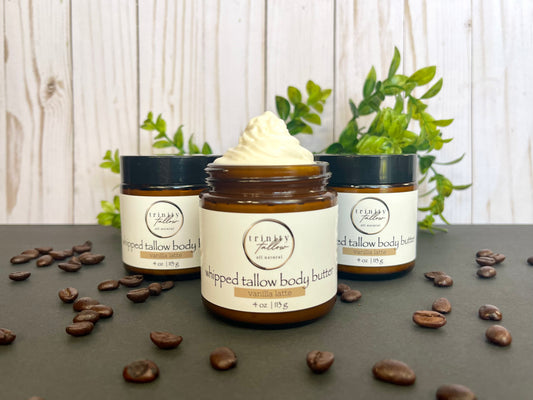 4 oz vanilla latte whipped tallow body butter