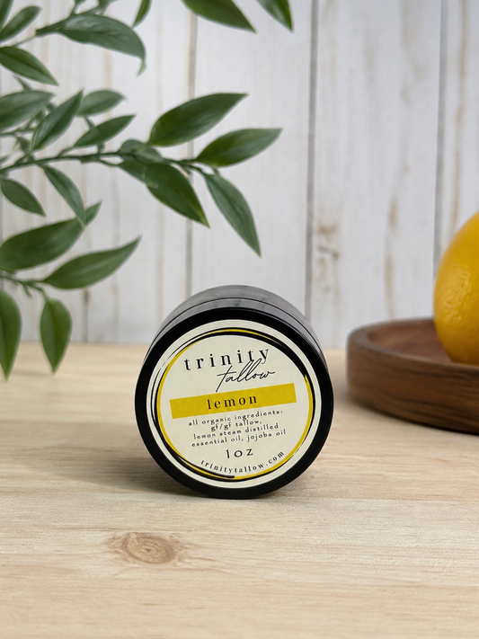 1 oz lemon whipped tallow body butter