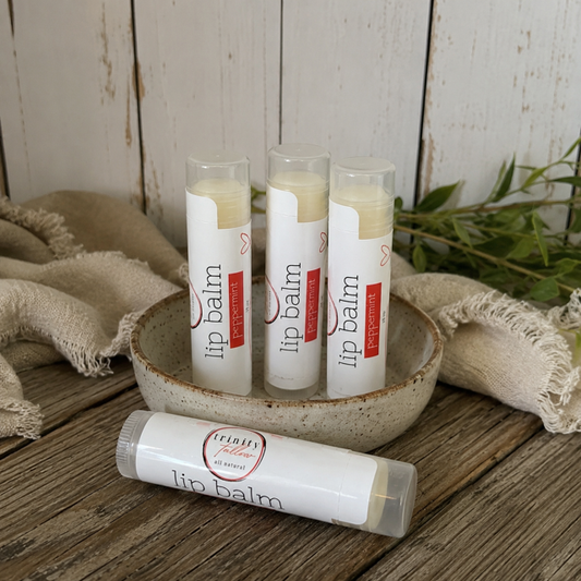 tallow lip balm - peppermint