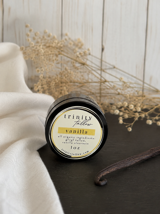 1 oz vanilla whipped tallow body butter