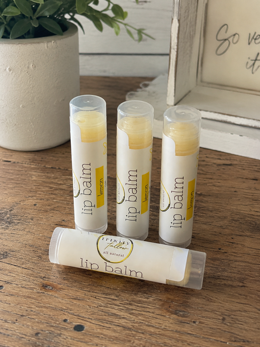 tallow lip balm - lemon
