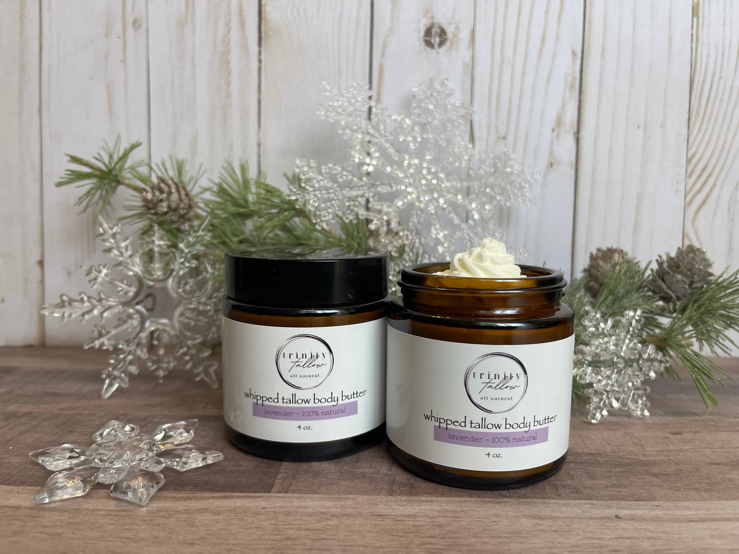 4 oz lavender whipped tallow body butter