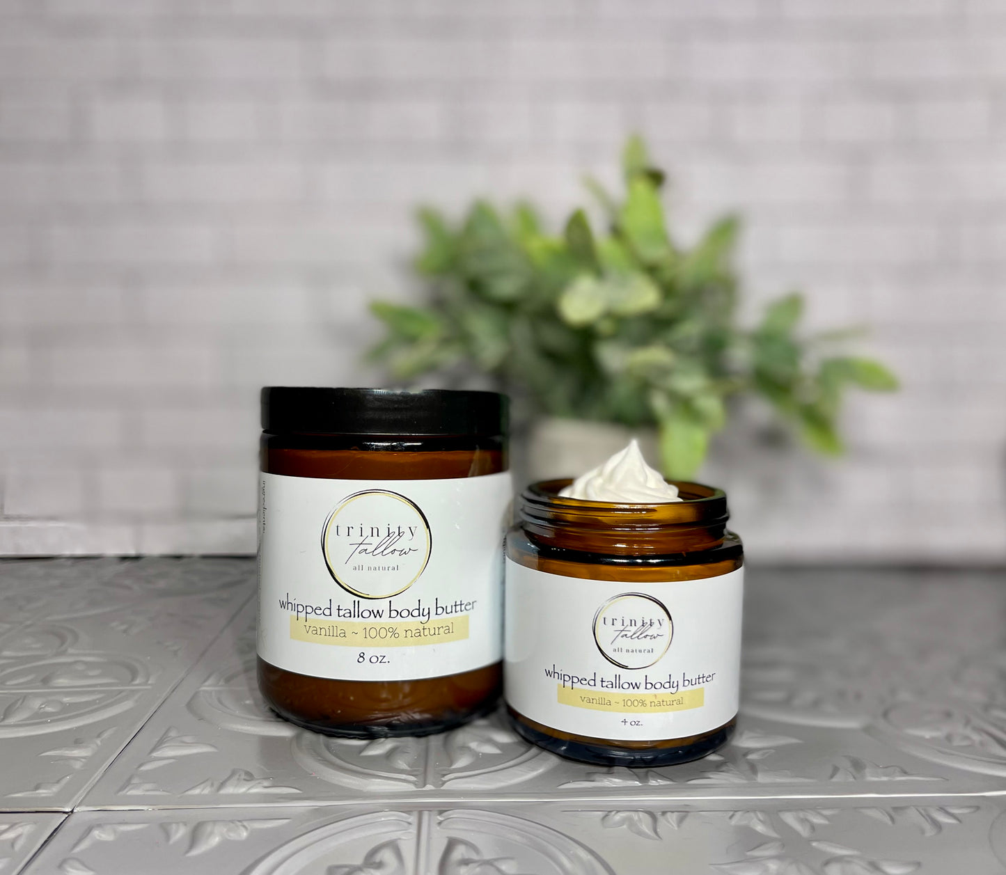 4 oz vanilla whipped tallow body butter