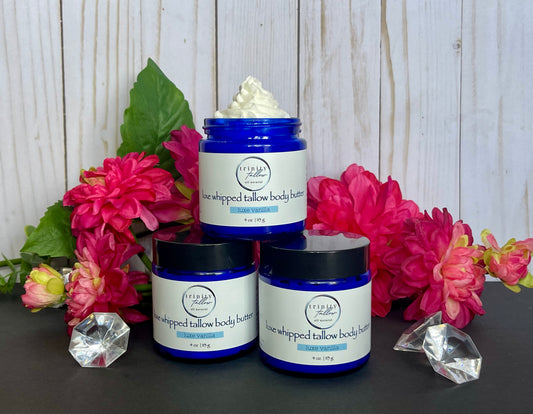 4 oz luxe vanilla whipped tallow body butter